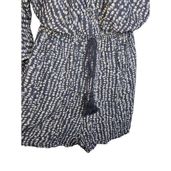 All You Are Relaxed Fit Elastic Waist Comfy Back Tie Pull On Romper Women S - Picture 13 of 14